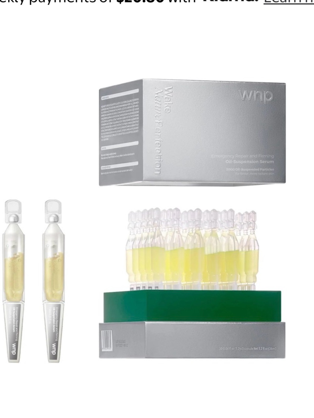 White Num reparation Emergency Repair & Firming Oil-Suspension Serum - Yellow